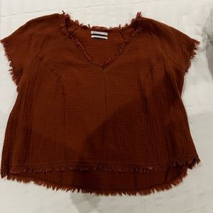 Burnt Orange Urban Outfitters Blouse